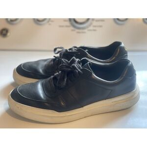 COLE HAAN Men's Black Leather Sneakers